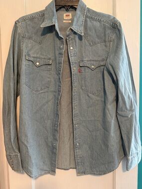 Charlotte Russe Light Blue Denim Shirt Jacket